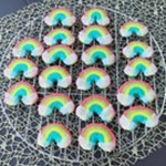 Regenbogen Plätzchen